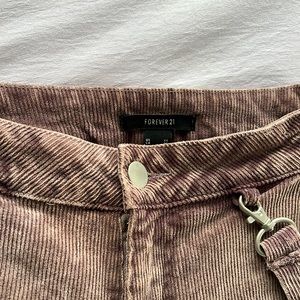 Forever 21 Women’s Corduroy Cargo Pants